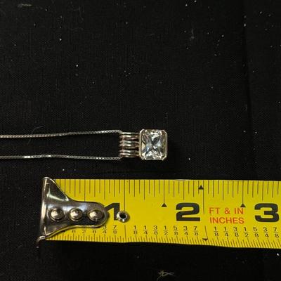 Sterling Silver Sapphire necklace