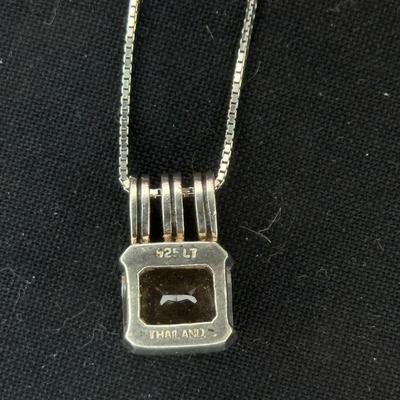 Sterling Silver Sapphire necklace