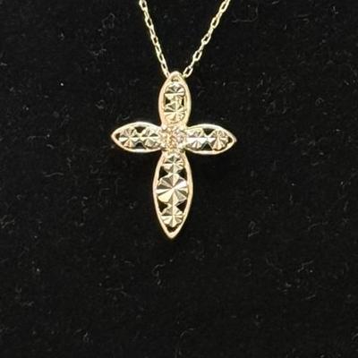 Avon Silver Cross Pendan