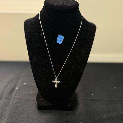 Avon Silver Cross Pendan
