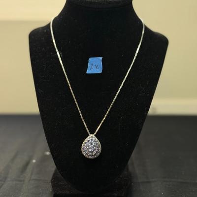 Round Tanzanite Necklace