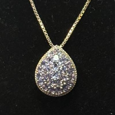 Round Tanzanite Necklace
