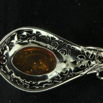 Amber Garnet Necklace