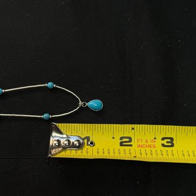 Sleeping Beauty Turquoise Pendant