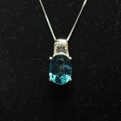 London Blue Topaz Blue Diamond