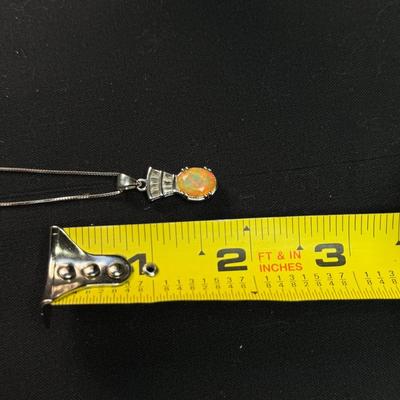 Opal Zirconia Necklace