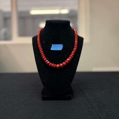 Jay King Red coral necklace