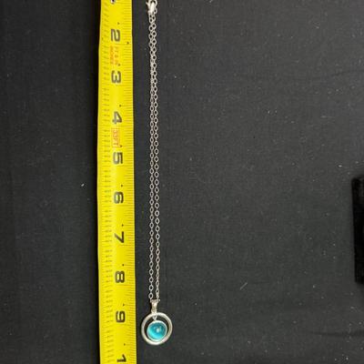 Blue stone pendant Pendant Necklace