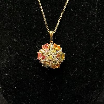 Multi-Color Sapphire (18K over 925)