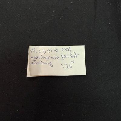 17.25 CTW Oval Manchuriam (925)