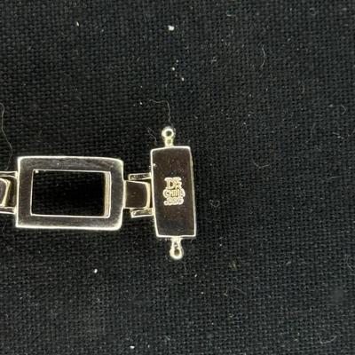 7.25" DTR JAY KING REVERSABLE TURQUOISE BRACELET MAGNETIC STERLING 925