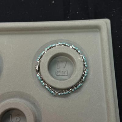 Southwest Style Round Bead Sleeping Beauty Turquoise Sterling Silver Bracelet