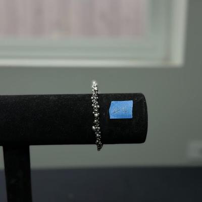 Bracelet with silver "Drops"