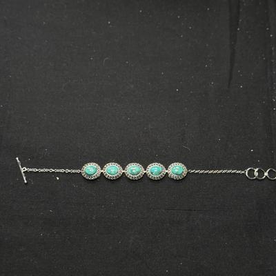 Sterling Silver Turquoize Bracelet