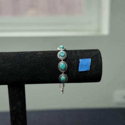 Sterling Silver Turquoize Bracelet