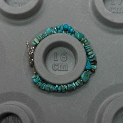 Turquoise Sterling Toggle Bracelet