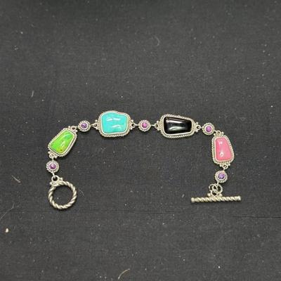 Southwestern Sterling Silver Bracelet
