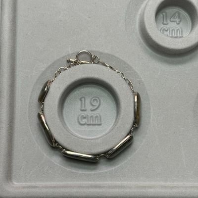 Multi-Color Mexican abalone Bracelet