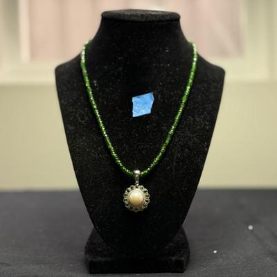 Chrome Diopoide Necklace