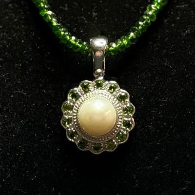 Chrome Diopoide Necklace