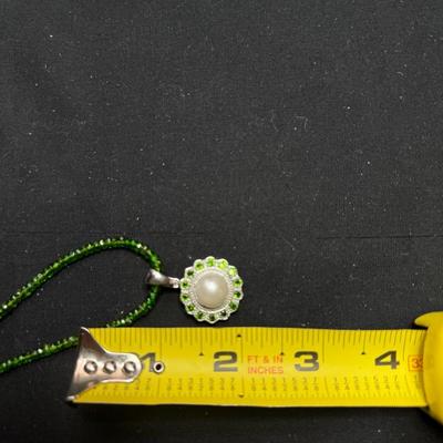 Chrome Diopoide Necklace