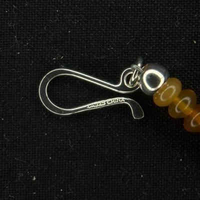 Jay King DRT Mine Finds Sterling Silver Graduated Confetti Opal Necklace