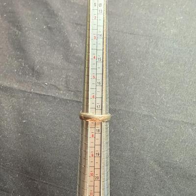 Vintage Mexico Blue Turquoise Sterling Silver Western Ring