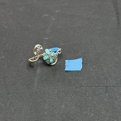 Sleeping Beauty Turquoise Sterling Double