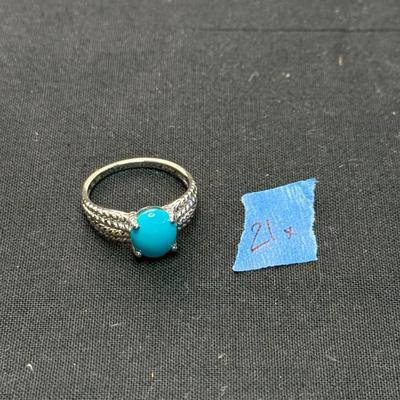 Labradorite & Sterling Ring
