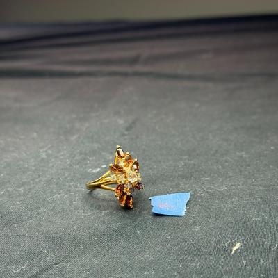 Smoke Quartz Brown Ring