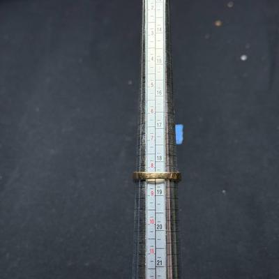 Emerald Cabochon Gypsy Ring