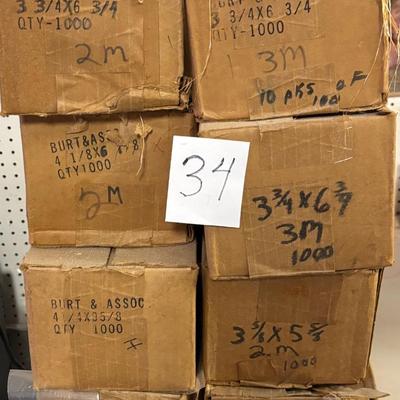 Burt and Assoc. Small Plastic Bag Lot