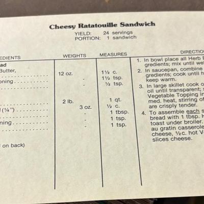 Vintage Cole Steel File Full of Recipes