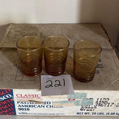 17 Piece Juice Glass Set