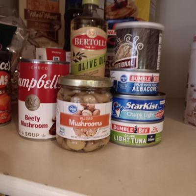 CANNED GOODS, NOODLES AND OTHER FOOD