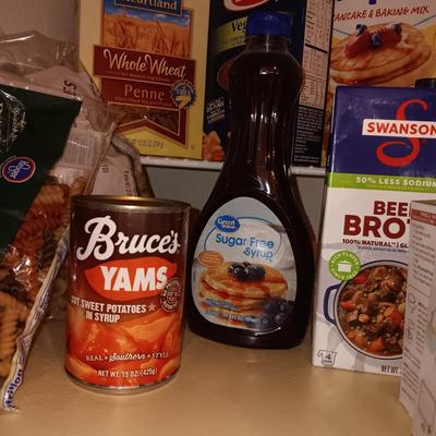 CANNED GOODS, NOODLES AND OTHER FOOD