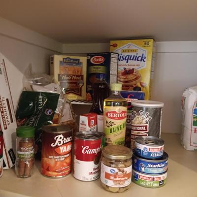 CANNED GOODS, NOODLES AND OTHER FOOD