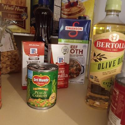 CANNED GOODS, NOODLES AND OTHER FOOD