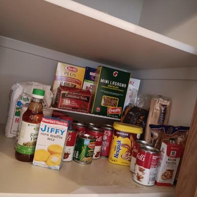 A VARIETY OF GROCERIES