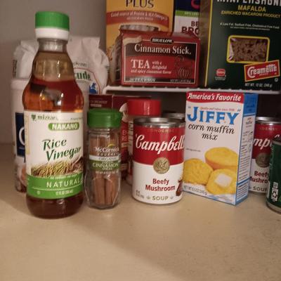 A VARIETY OF GROCERIES