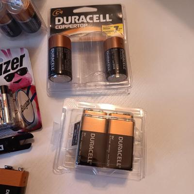 AN ASSORTMENT OF BATTERIES