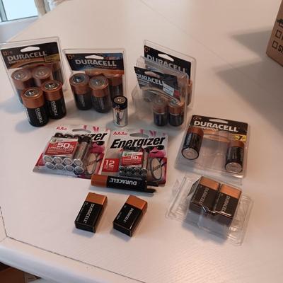 AN ASSORTMENT OF BATTERIES