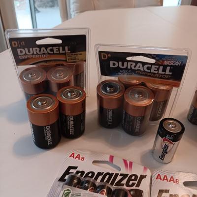 AN ASSORTMENT OF BATTERIES