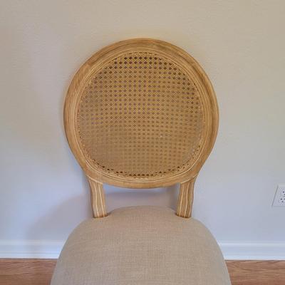 Cane Back French Style Chair & Pillow (B2-EL)