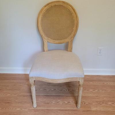 Cane Back French Style Chair & Pillow (B2-EL)