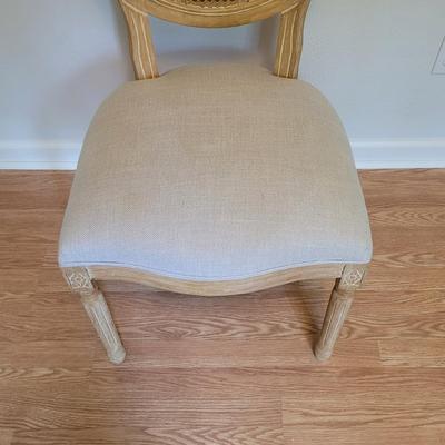 Cane Back French Style Chair & Pillow (B2-EL)