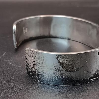 14K AND STERLING SILVER BRACELET 37.57g