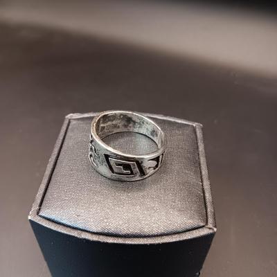 STERLING SILVER RING 8.58g SIZE 10 3/4