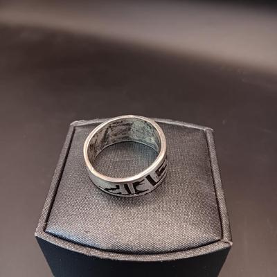 STERLING SILVER RING 8.58g SIZE 10 3/4