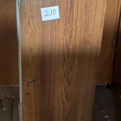 2 Mid Century Metal Wall Cabinets